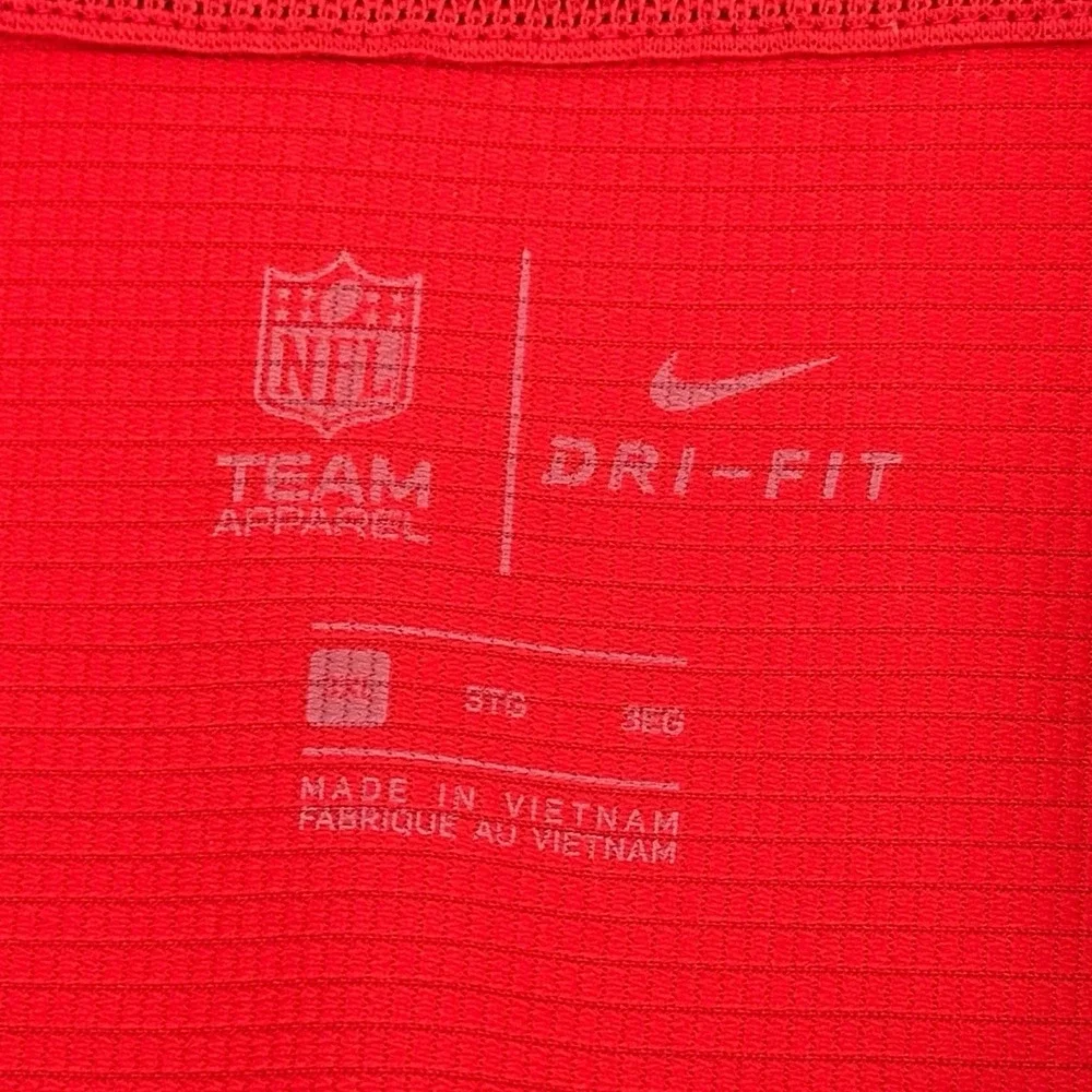 Tampa Bay Buccaneers Nike NFL On Field Dri-Fit‎ Polo Men's 3XL Red Short Sleeves